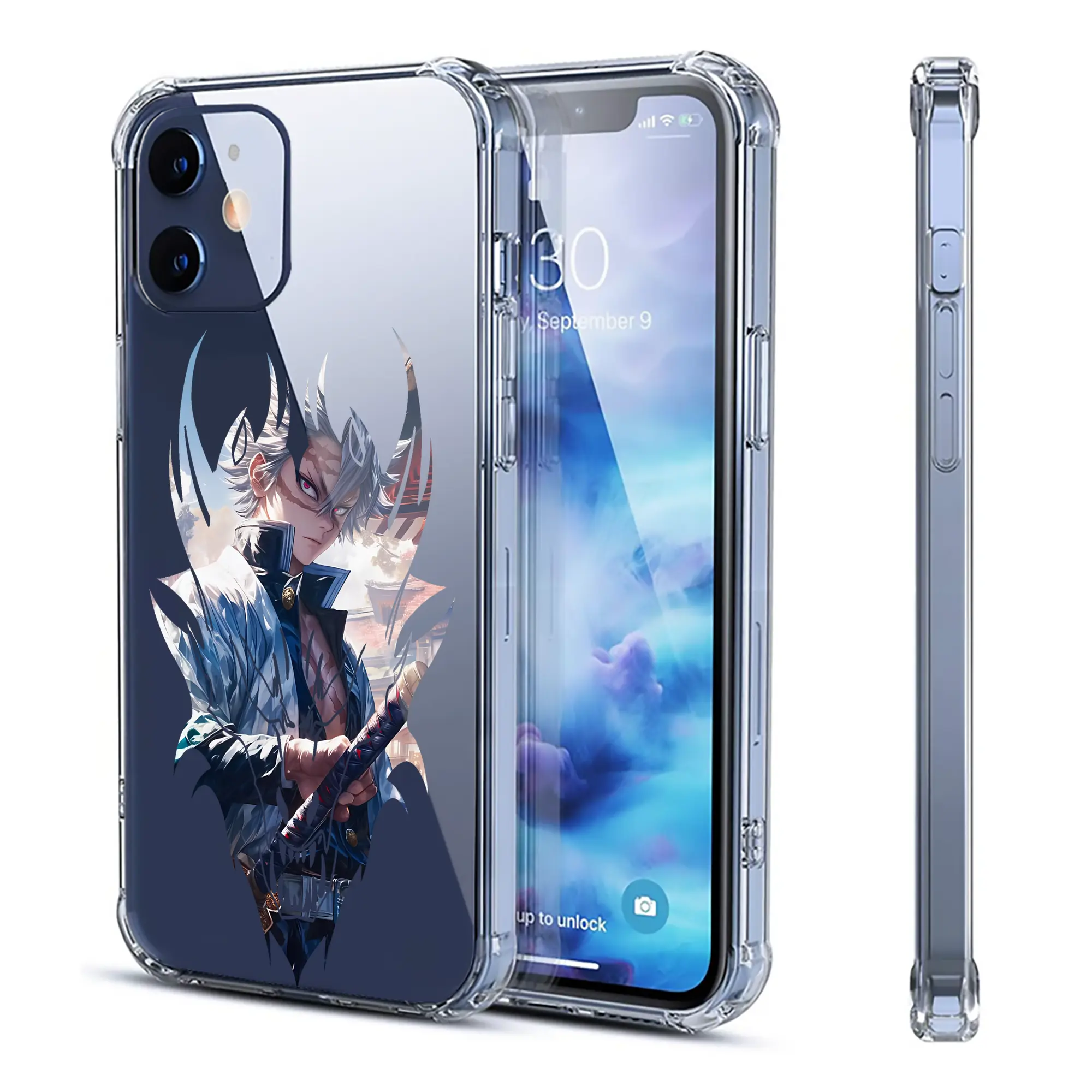 鬼滅の刃 グッズ,不死川 実弥 - IPhone 12シリーズ対応 ・ 透明スマホケース ・ クリアソフトケース ・ TPU素材 ・ 耐衝撃 ・ 高密着 ・ 防汚 防指紋 ・ 簡単着脱